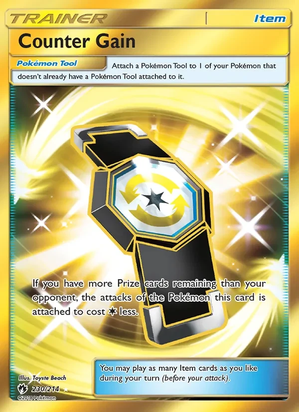 Counter Gain 230/214 Lost Thunder Pokémon card