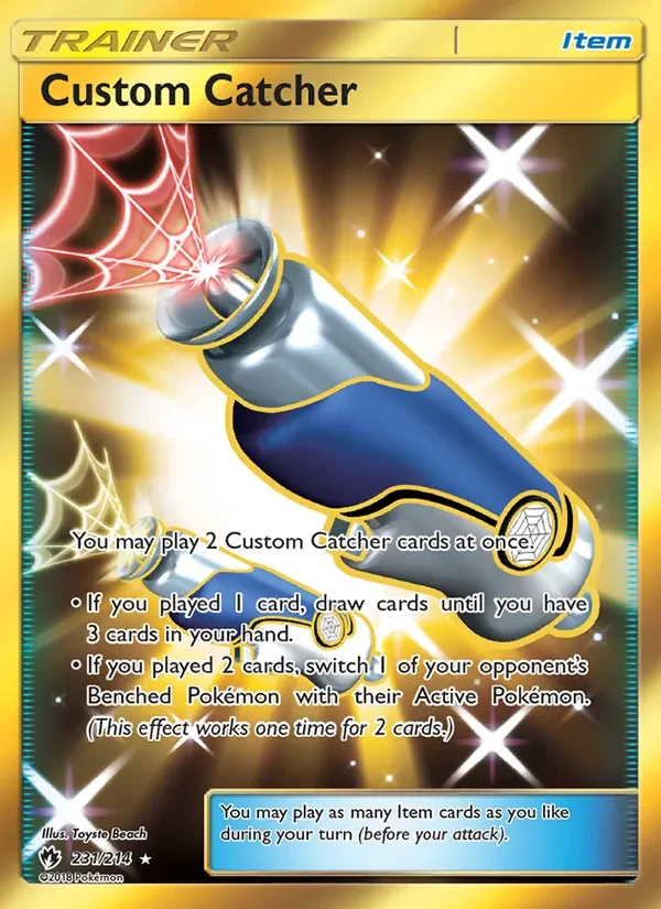 Carte Pokémon Custom Catcher 231/214 Lost Thunder