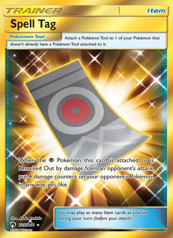 Spell Tag 235/214 Lost Thunder Pokémon Karte
