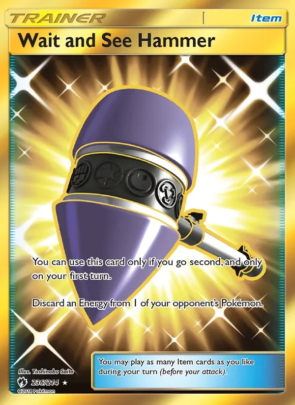 Wait and See Hammer 236/214 Lost Thunder Pokémon card