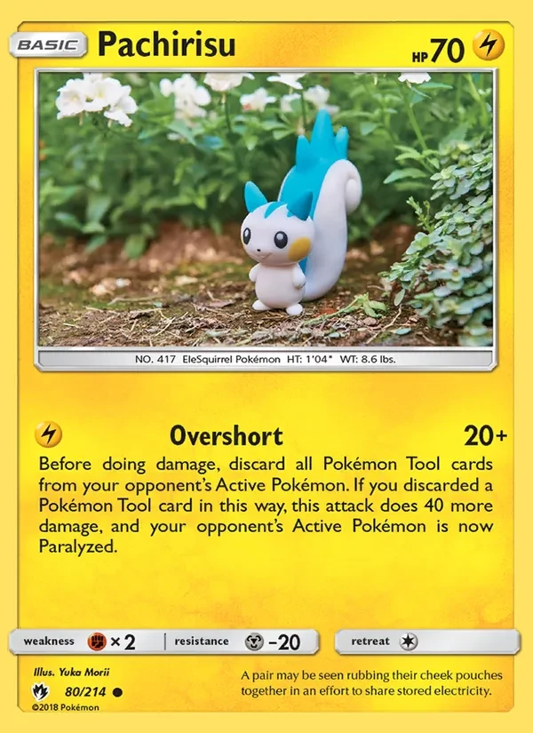 Carta Pokémon Pachirisu 80/214 Lost Thunder