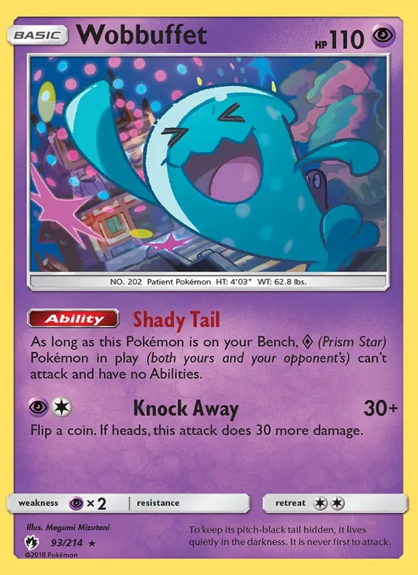 Wobbuffet 93/214 Lost Thunder Pokémon card