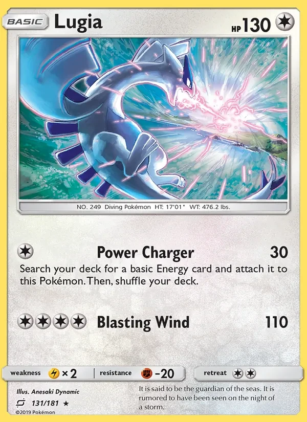 Lugia 131/181 Team Up Pokémon Karte
