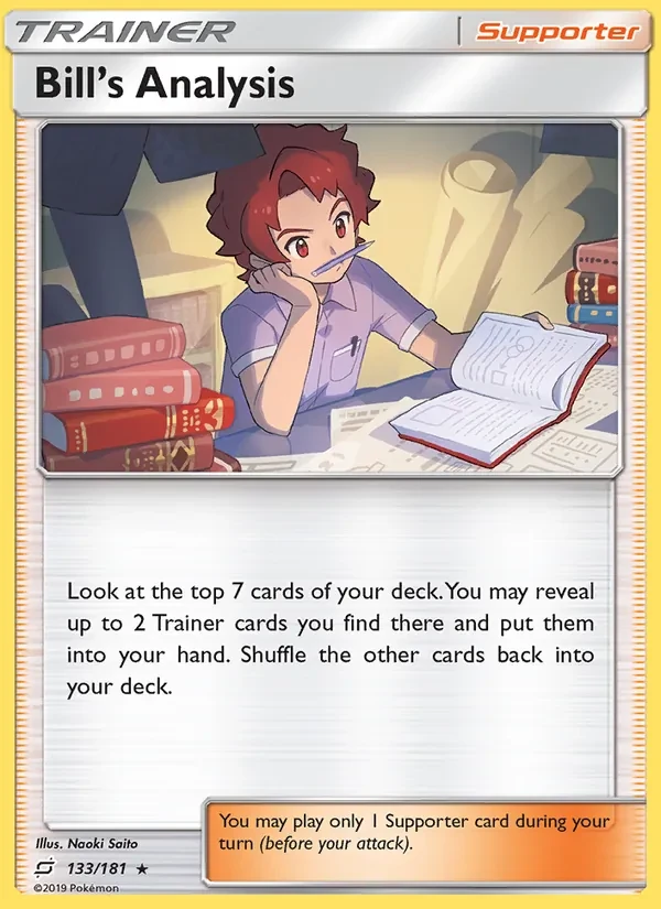 Bill’s Analysis 133/181 Team Up Pokémon card