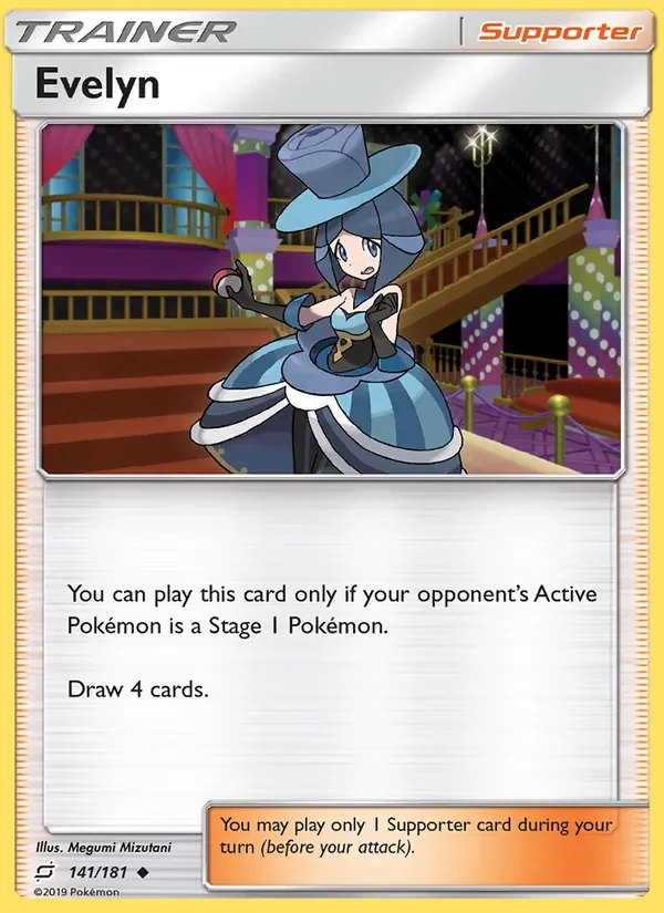 Evelyn 141/181 Team Up Pokémon card