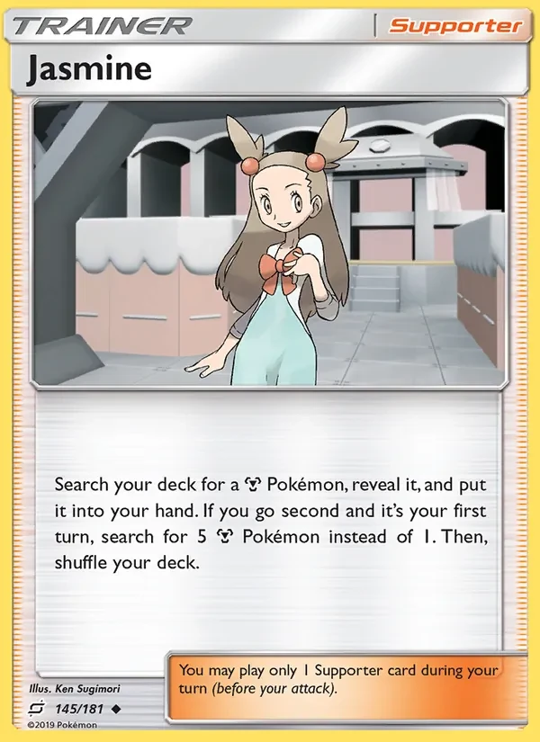 Jasmine 145/181 Team Up Pokémon Karte