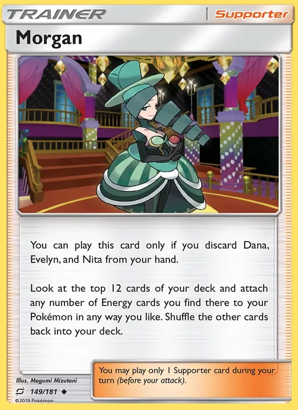 Morgan 149/181 Team Up Pokémon card