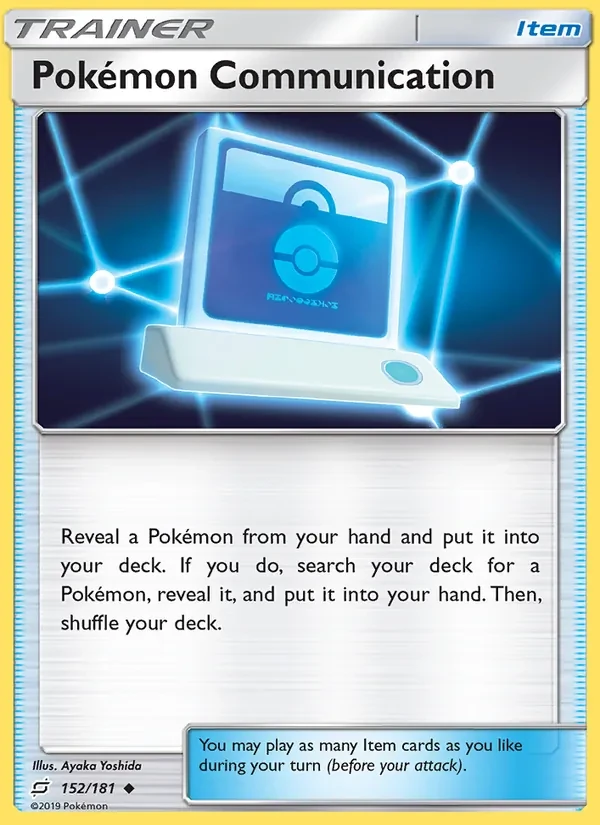 Pokémon Communication 152/181 Team Up Pokémon card