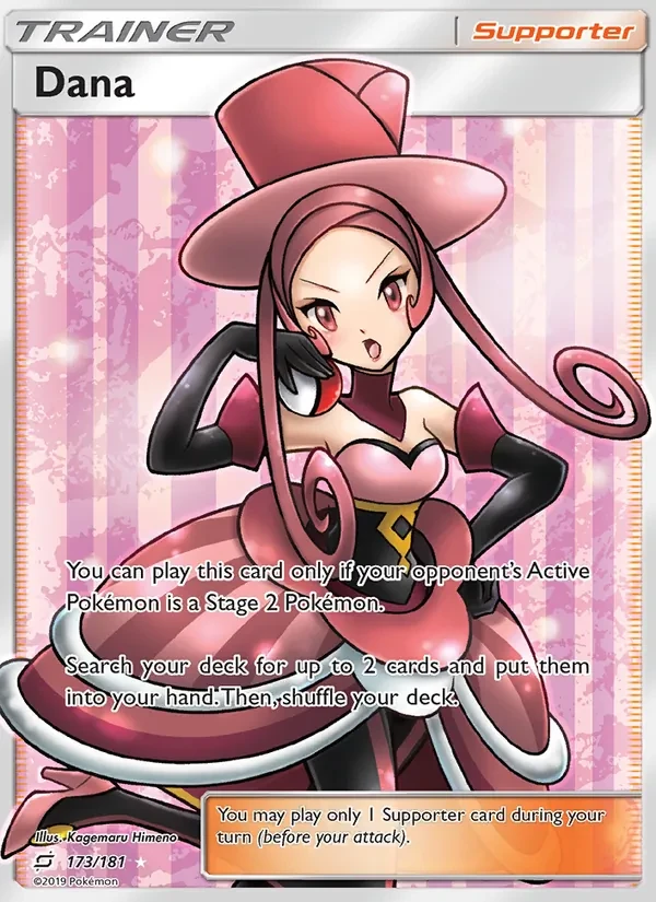 Dana 173/181 Team Up Pokémon Karte
