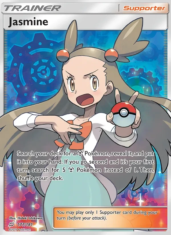 Carta Pokémon Jasmine 177/181 Team Up