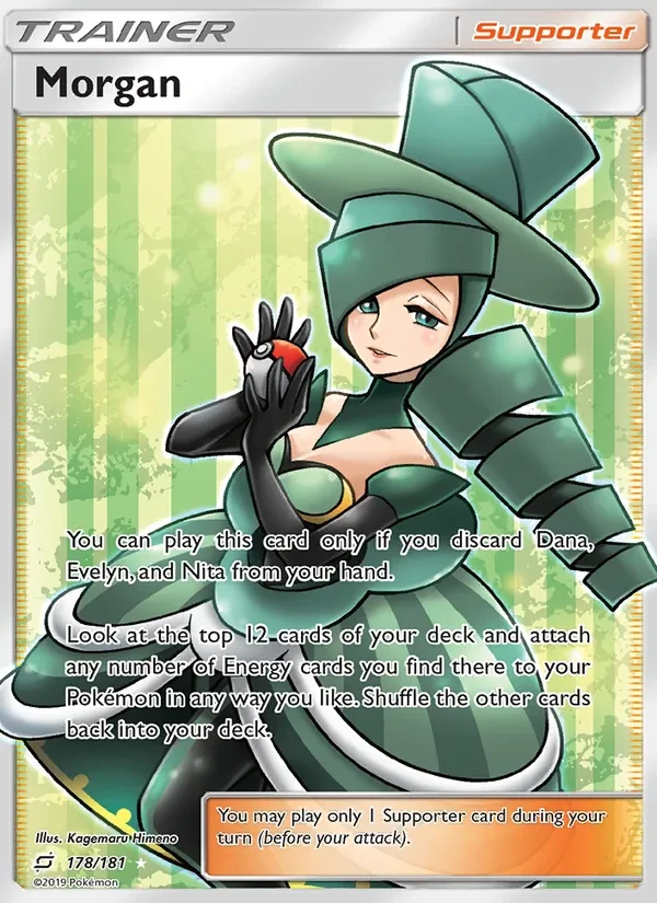 Morgan 178/181 Team Up Pokémon card