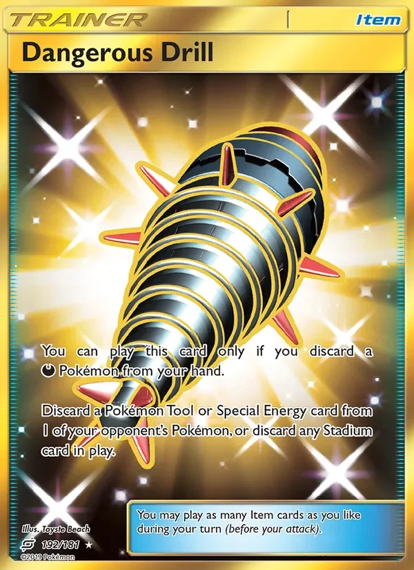 Dangerous Drill 192/181 Team Up Pokémon Karte