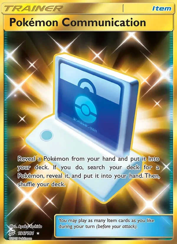 Carta Pokémon Pokémon Communication 196/181 Team Up