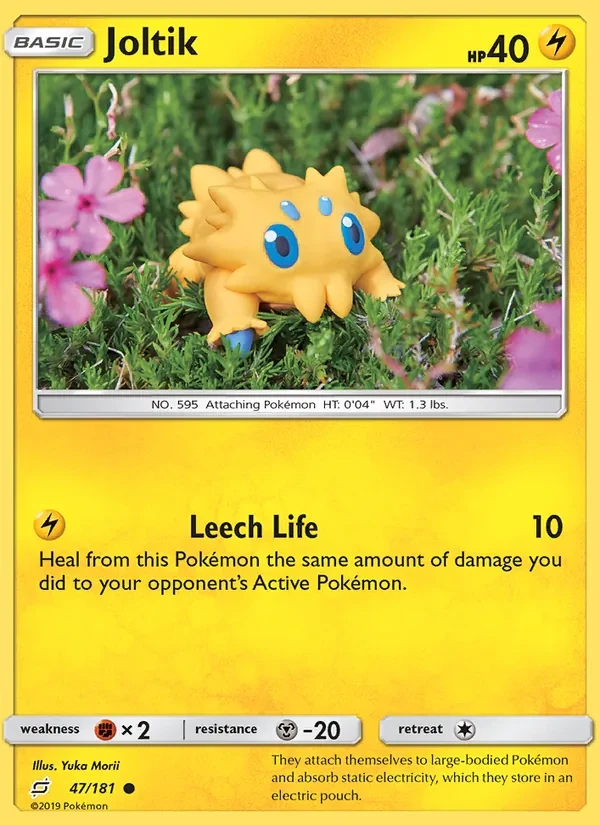 Joltik 47/181 Team Up Pokémon Karte