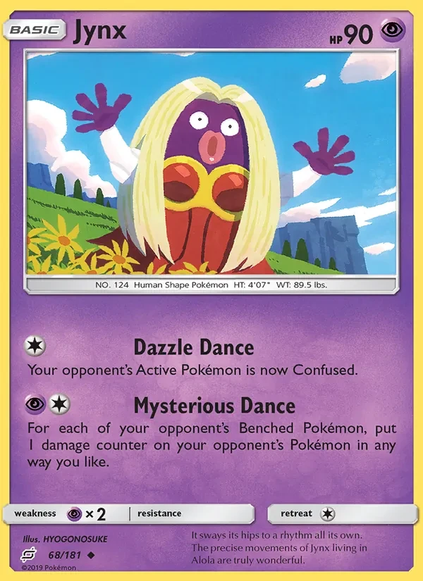 Jynx 68/181 Team Up Pokémon kaart
