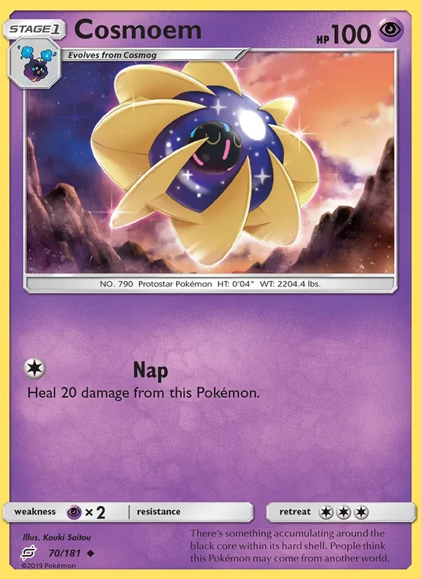 Cosmoem 70/181 Team Up Pokémon card