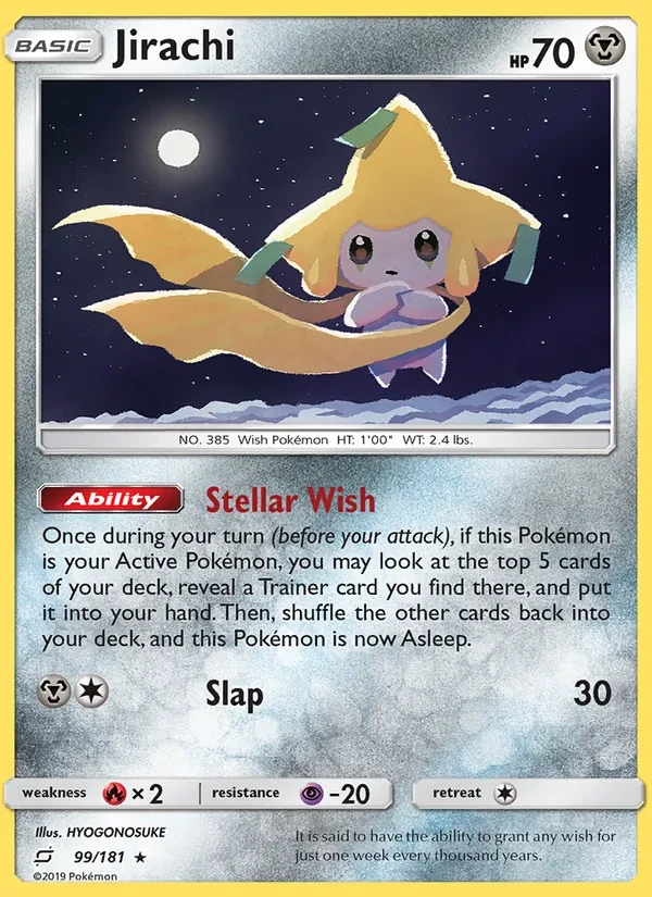 Carte Pokémon Jirachi 99/181 Team Up