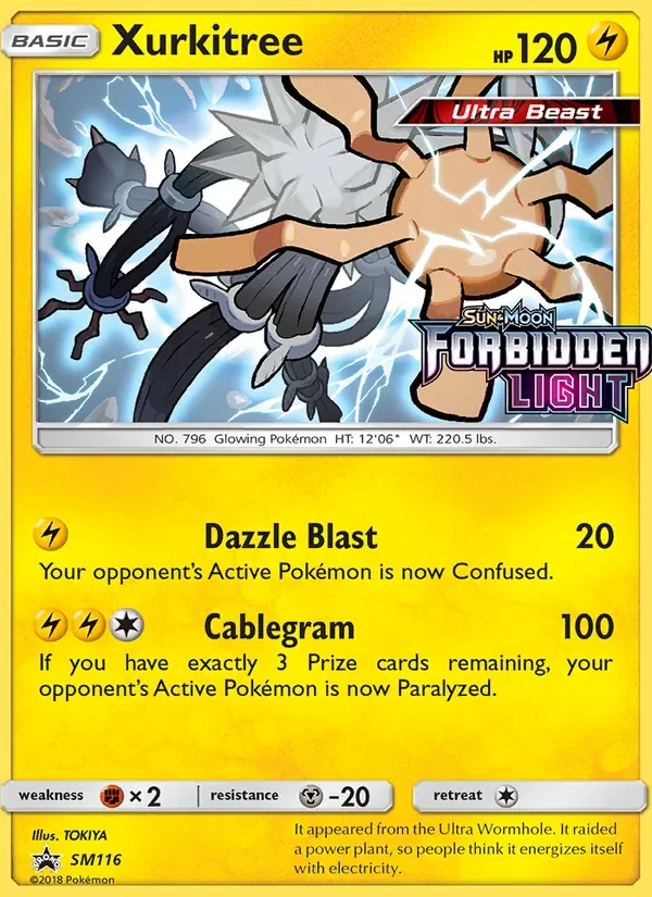 Xurkitree SM116 SM Black Star Promos Pokémon card