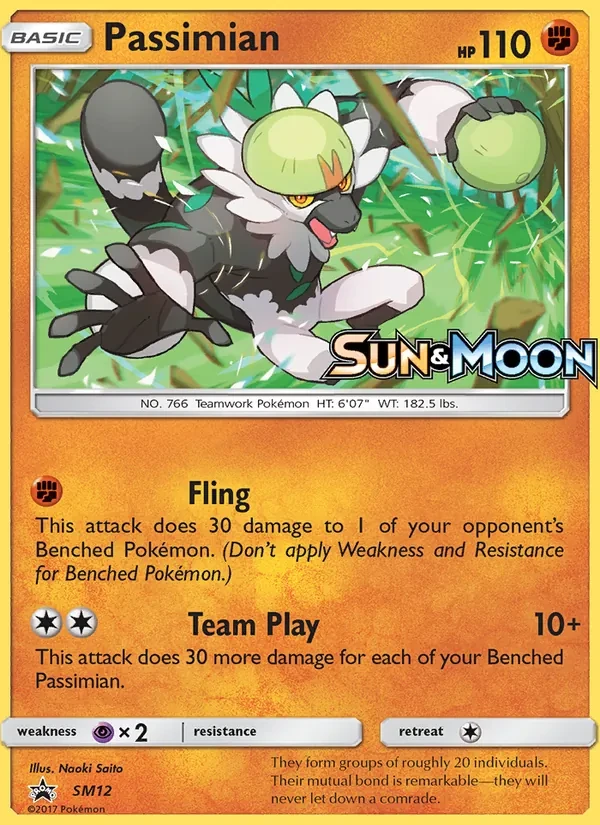 Passimian SM12 SM Black Star Promos Pokémon Karte