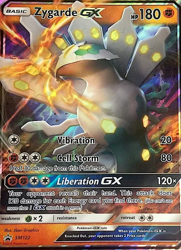 Zygarde GX SM122 SM Black Star Promos Pokémon card