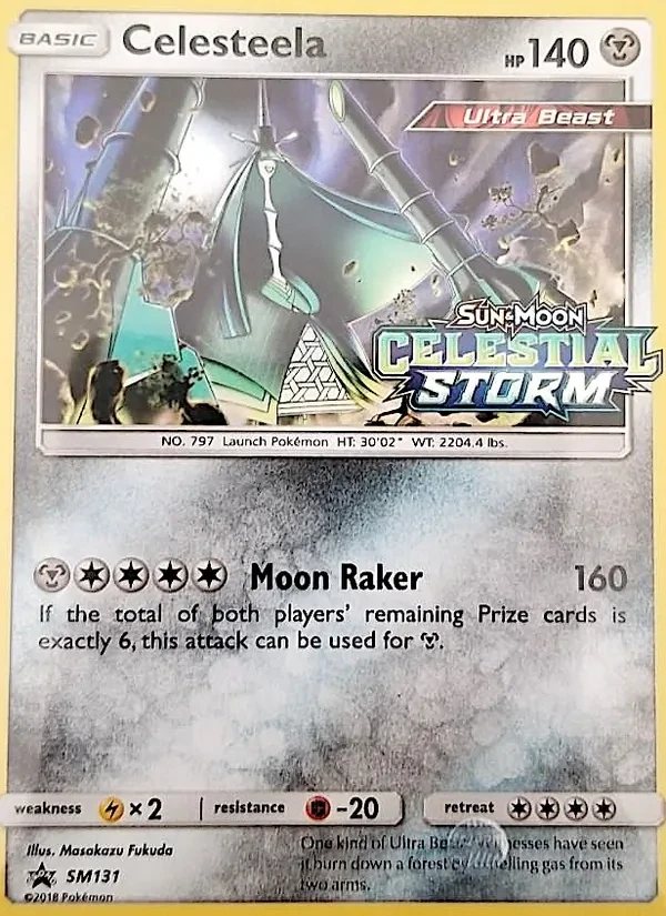 Carta Pokémon Celesteela SM131 SM Black Star Promos