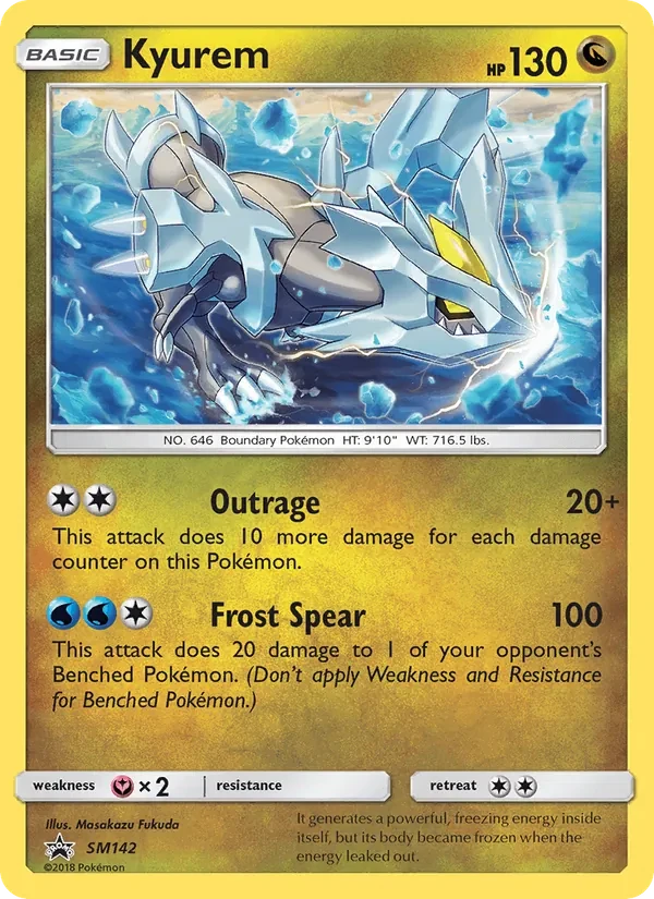 Kyurem SM142 SM Black Star Promos Pokémon Karte