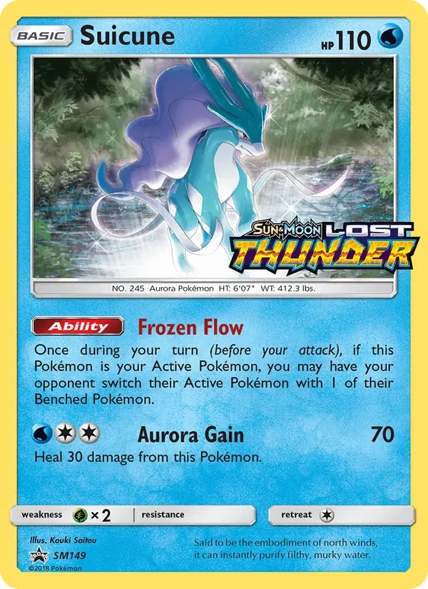 Suicune SM149 SM Black Star Promos Pokémon card