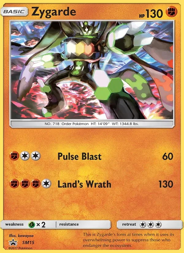 Zygarde SM15 SM Black Star Promos Pokémon Karte