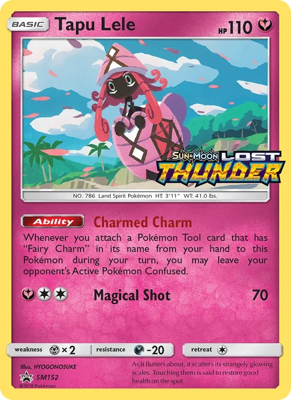 Tapu Lele SM152 SM Black Star Promos Pokémon card