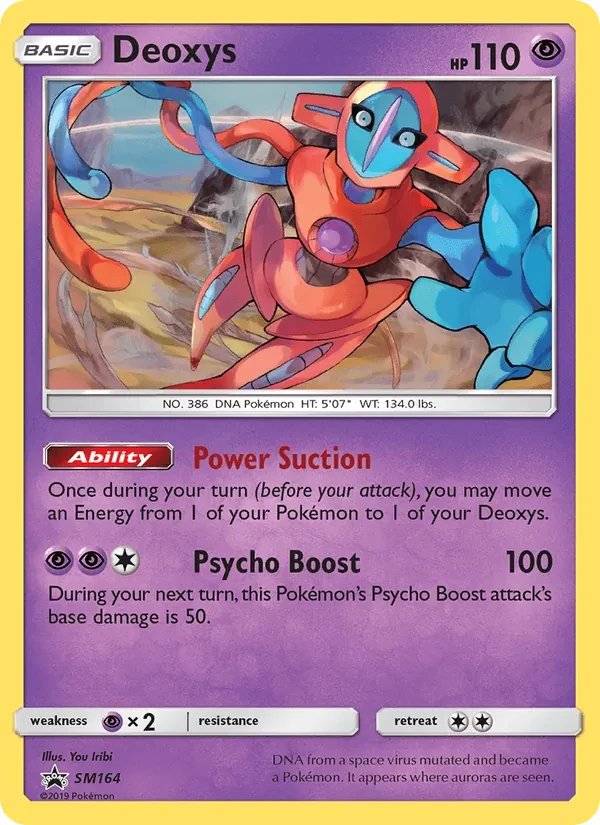 Deoxys SM164 SM Black Star Promos Pokémon card