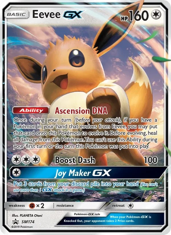 Eevee GX SM174 SM Black Star Promos Pokémon card