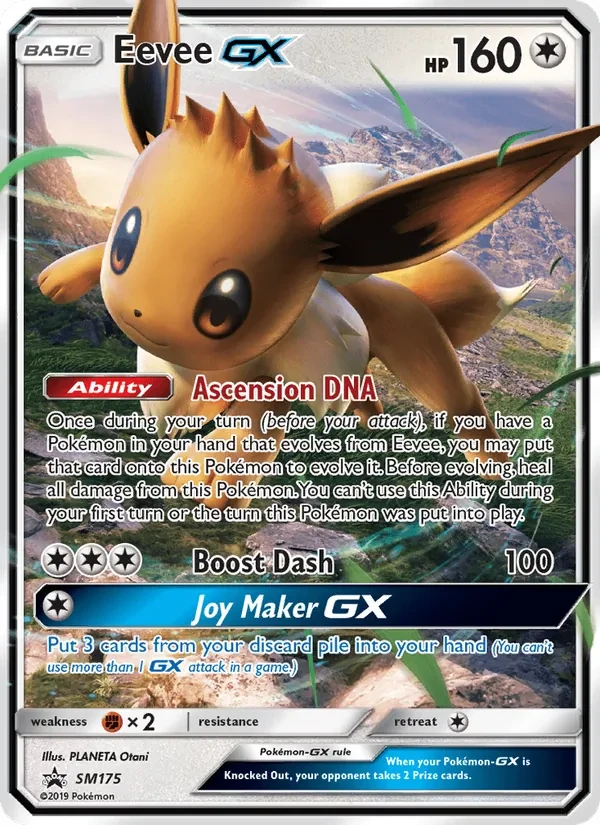 Eevee GX SM175 SM Black Star Promos Pokémon card