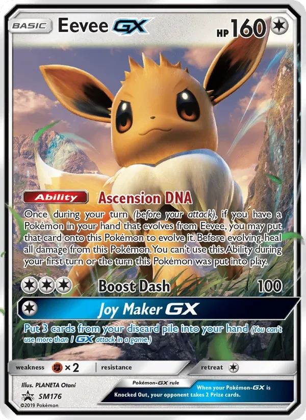 Eevee GX SM176 SM Black Star Promos Pokémon card