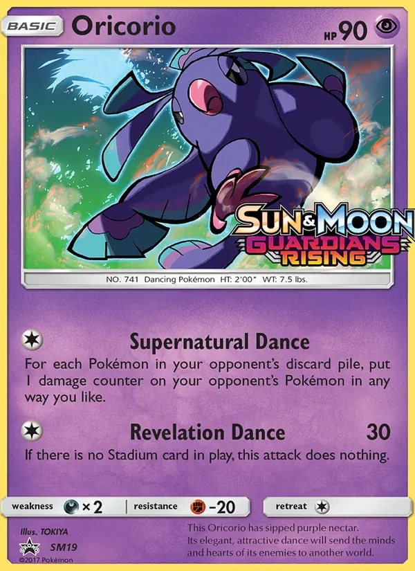 Oricorio SM19 SM Black Star Promos Pokémon card