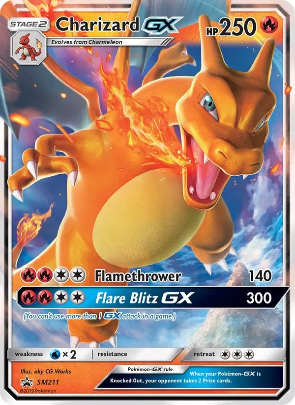 Charizard GX SM211 SM Black Star Promos Pokémon card