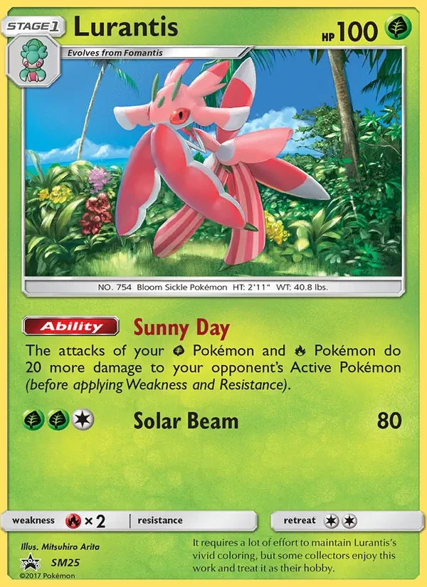 Lurantis SM25 SM Black Star Promos Pokémon card