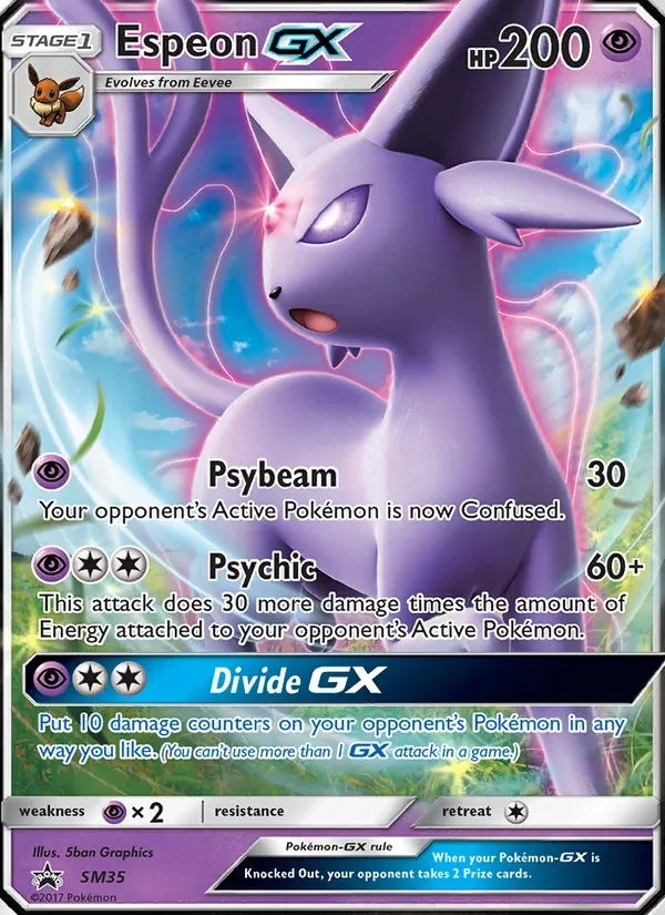 Espeon GX SM35 SM Black Star Promos Pokémon Karte