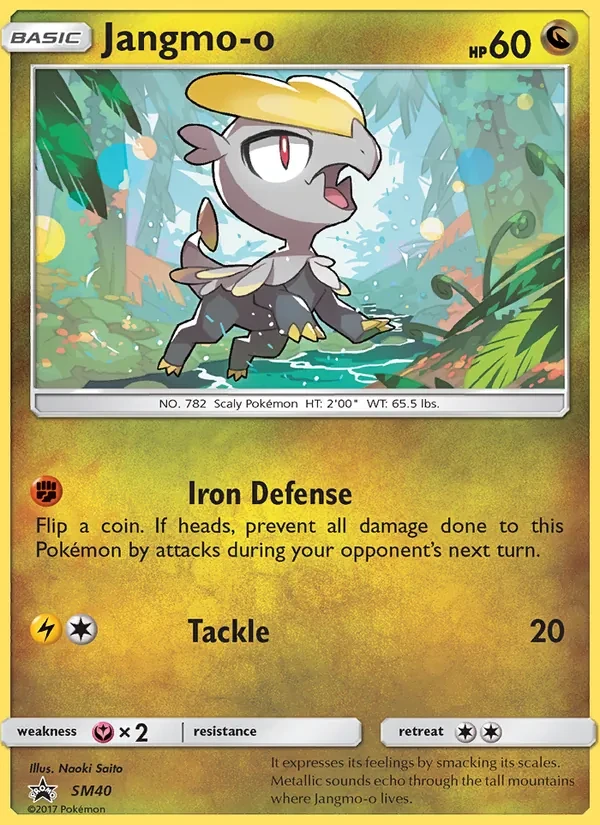 Jangmo-o SM40 SM Black Star Promos Pokémon card