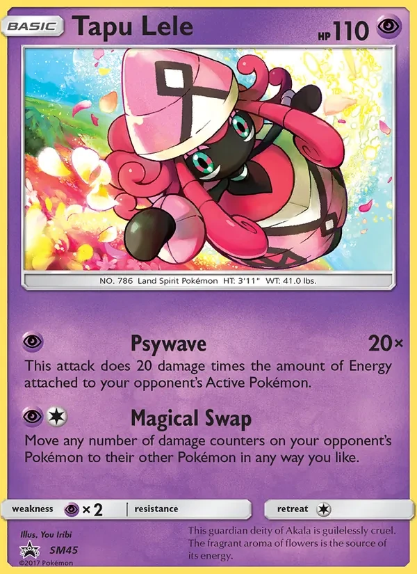 Tapu Lele SM45 SM Black Star Promos Pokémon card