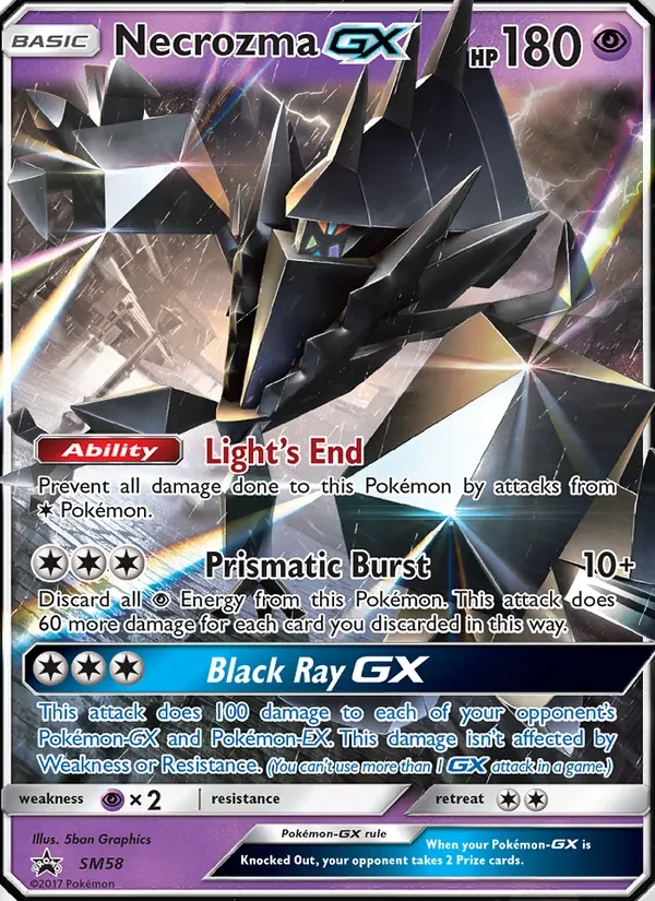 Necrozma GX SM58 SM Black Star Promos Pokémon card