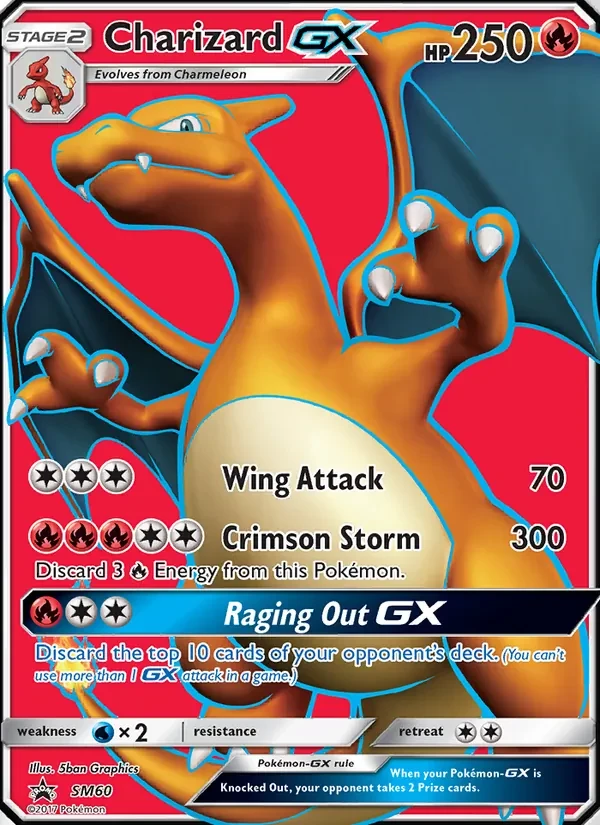 Charizard GX SM60 SM Black Star Promos Pokémon card