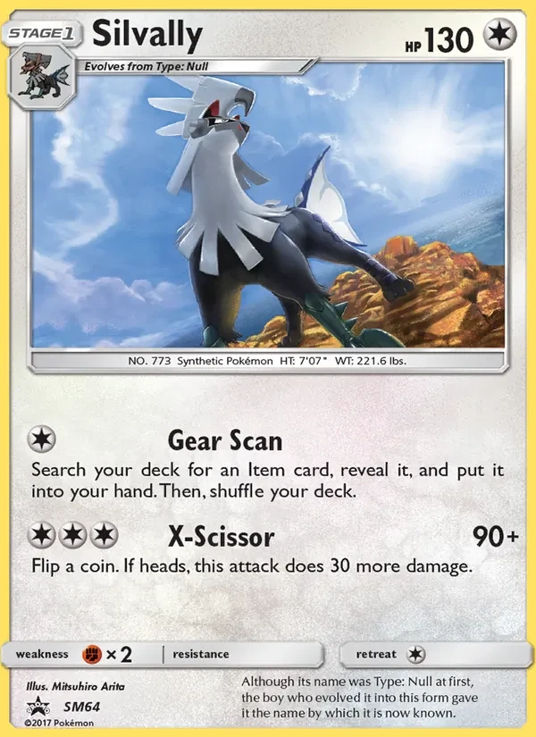 Silvally SM64 SM Black Star Promos Pokémon card