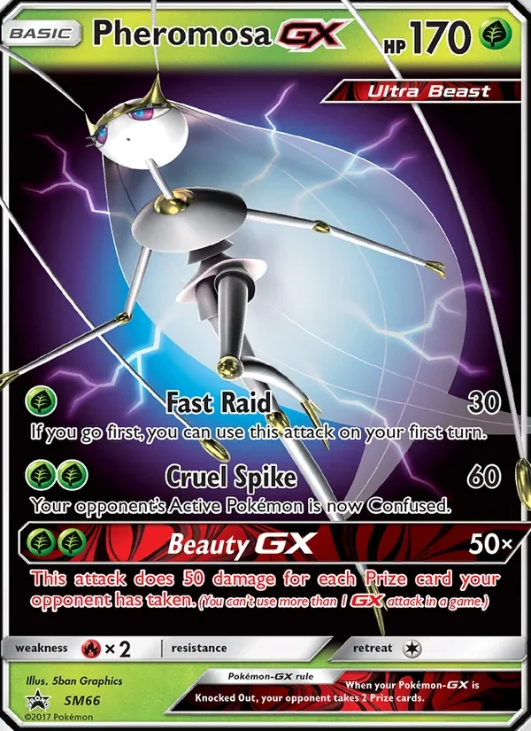 Pheromosa GX SM66 SM Black Star Promos Pokémon card