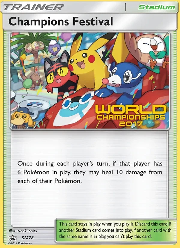 Champions Festival SM78 SM Black Star Promos Pokémon card