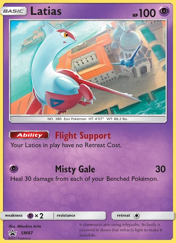 Latias SM87 SM Black Star Promos Pokémon card