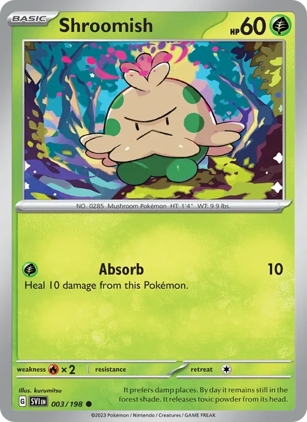 Shroomish 003/198 Scarlet & Violet Pokémon card