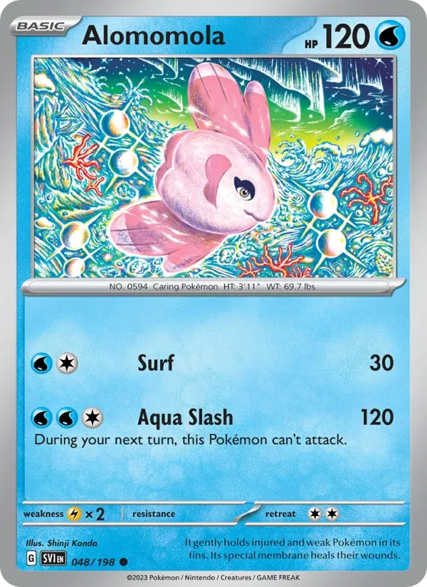Alomomola 048/198 Scarlet & Violet Pokémon card