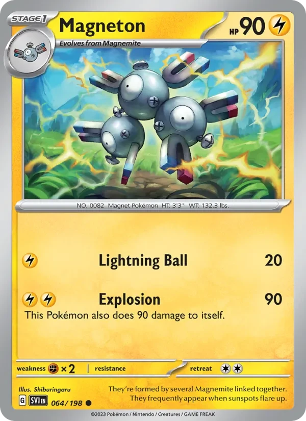 Magneton 064/198 Scarlet & Violet Pokémon Karte