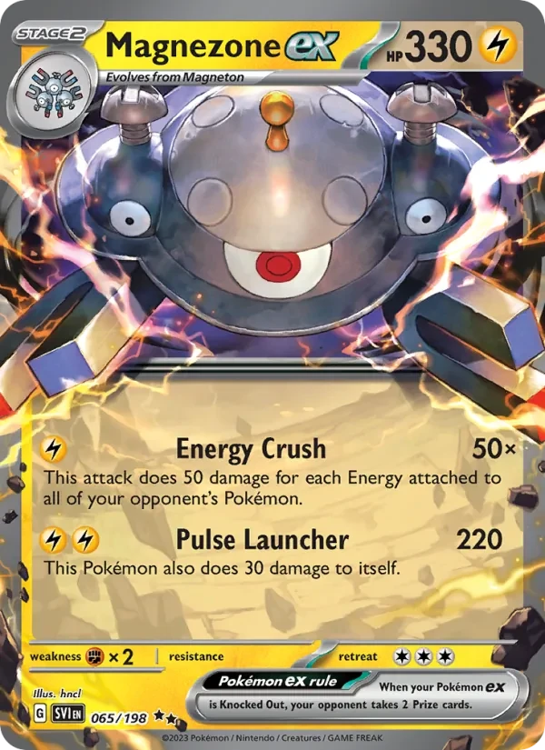 Magnezone ex 065/198 Scarlet & Violet Pokémon card