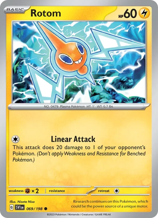 Rotom 069/198 Scarlet & Violet Pokémon card